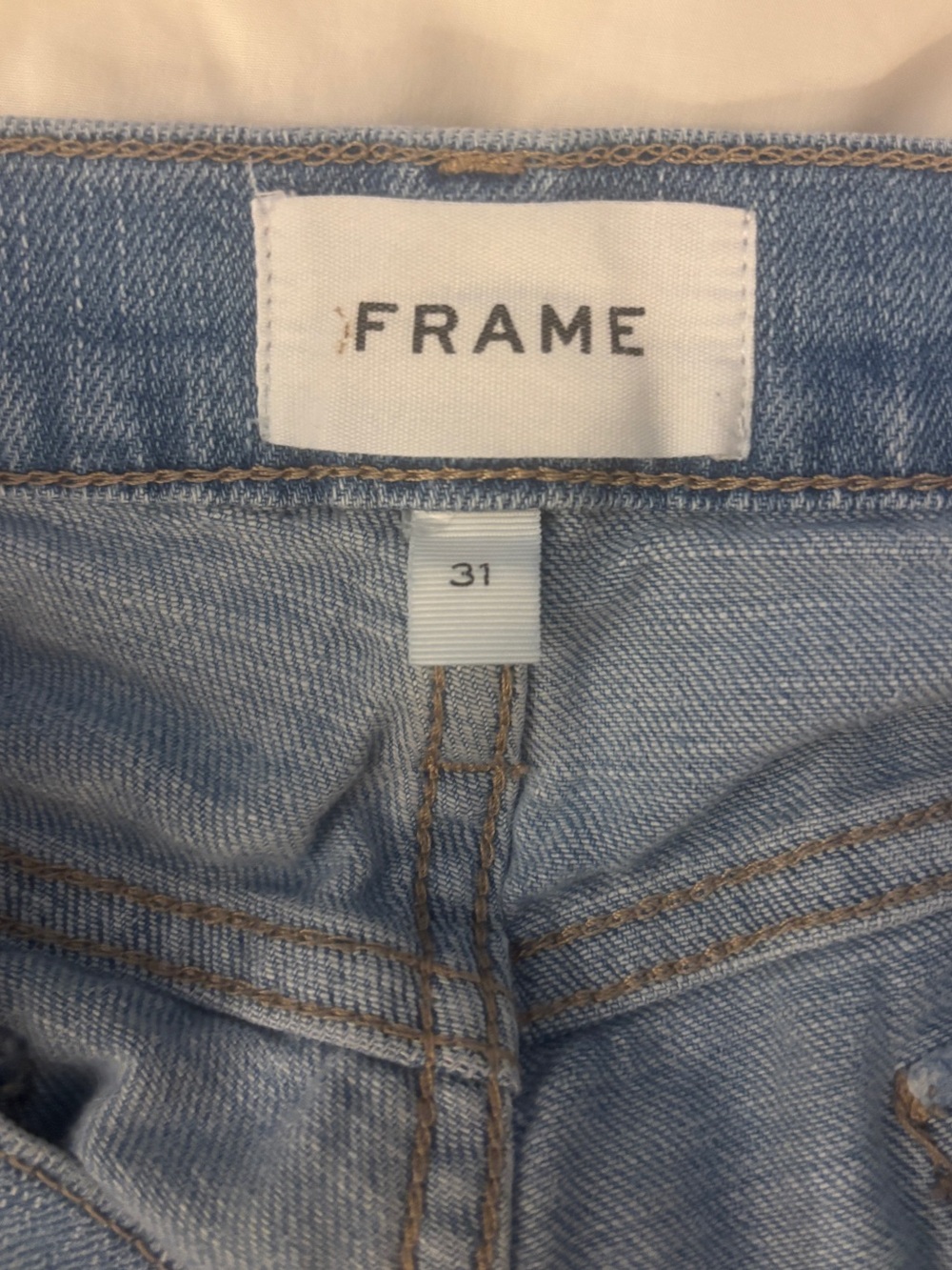 FRAME L’Homme Skinny Jeans Mens Size 31 Light Wash Blue - Picture 4 of 7